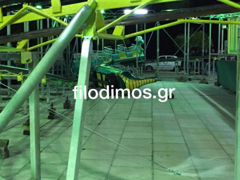 Πανικός στο Αίγιο! Μητέρα και παιδιά έπεσαν από «ιπτάμενο» τρενάκι (εικόνες)